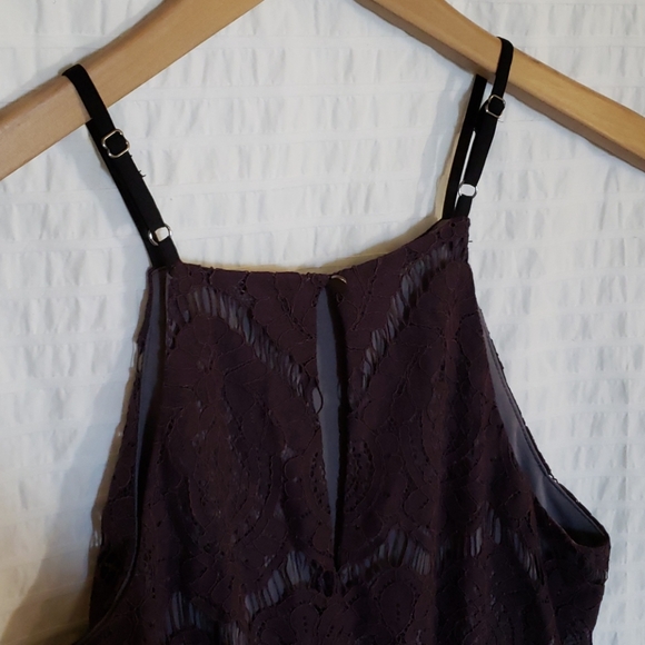 Xhilaration lace dark purple dress - Picture 6 of 7